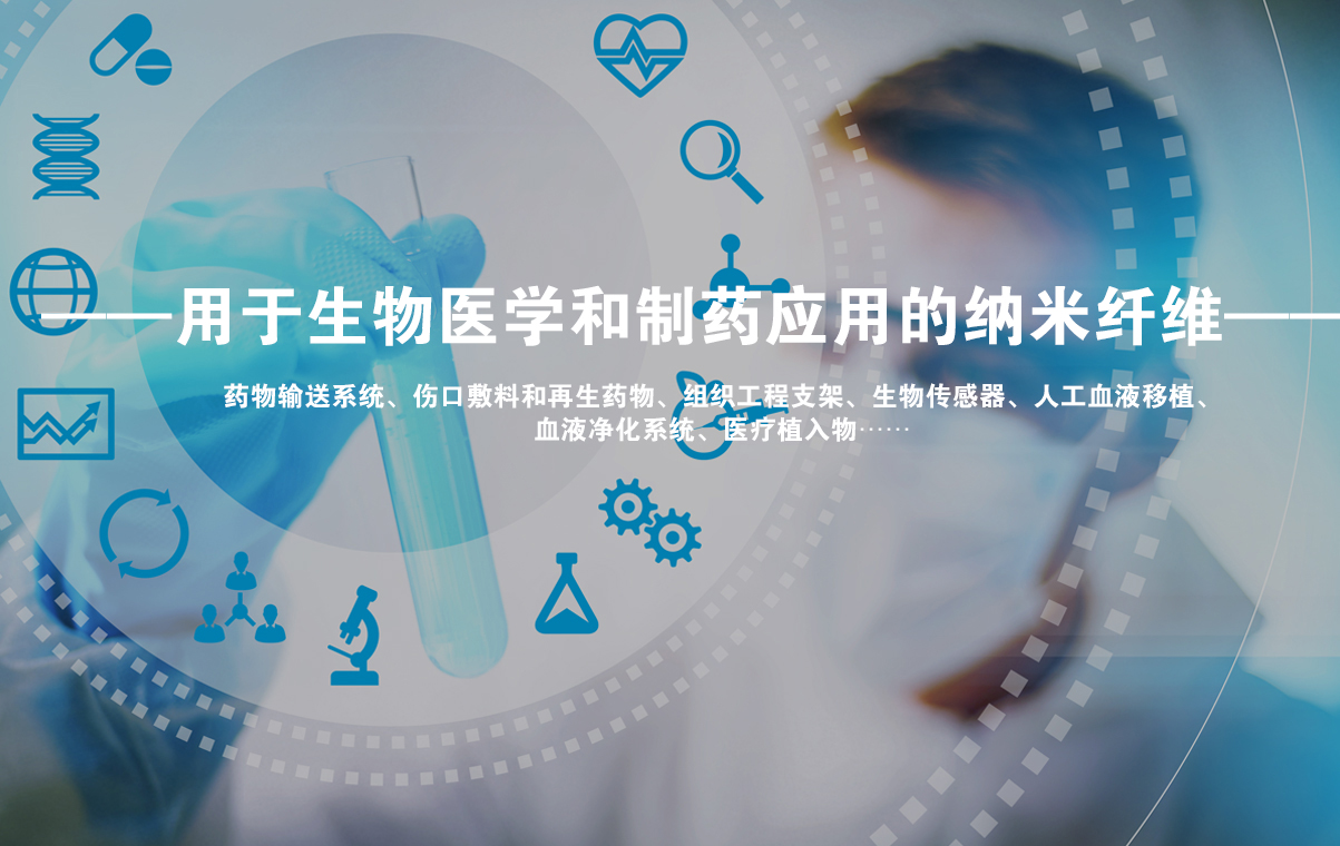 用于生物醫(yī)學(xué)和制藥應(yīng)用的納米纖維,藥物輸送系統(tǒng)、傷口敷料和再生藥物、組織工程支架、生物傳感器、人工血液移植、血液凈化系統(tǒng)、醫(yī)療植入物……